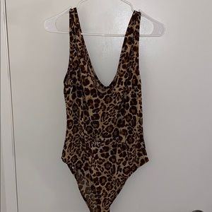 Cheetah Print Bodysuit